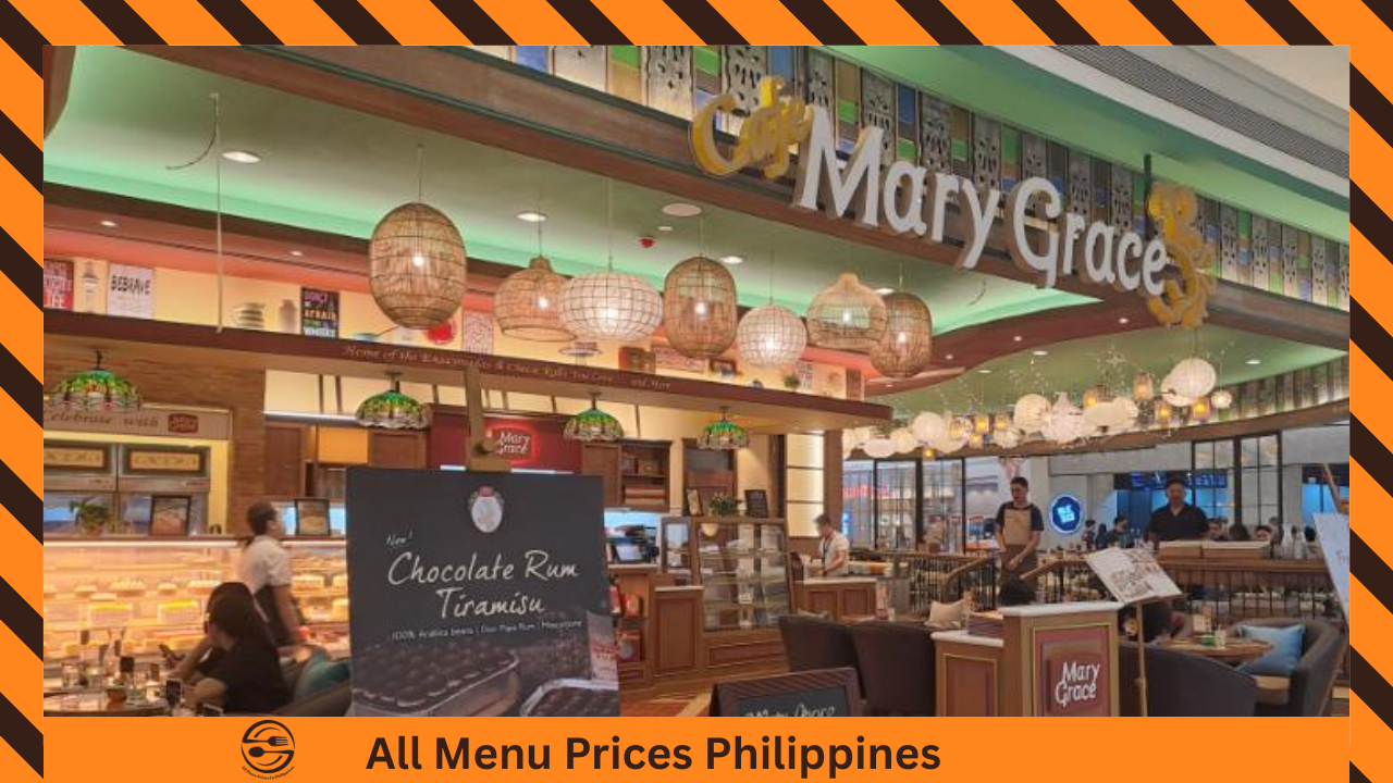 Mary Grace Menu Prices In The Philippines