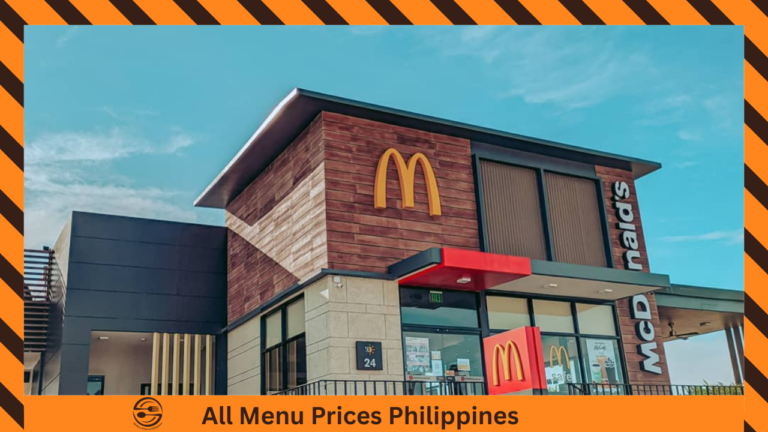 Mcdonald's Menu Prices In The Philippines