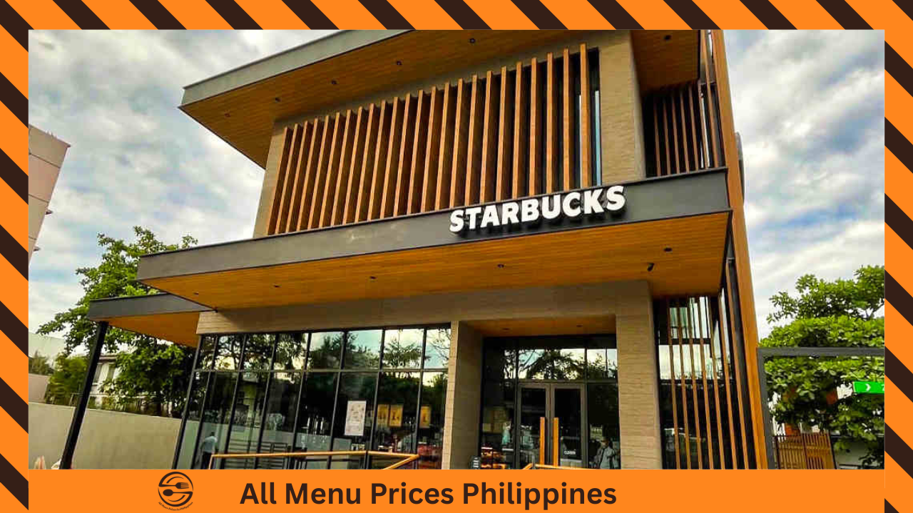 Starbucks Menu With Prices in Philippines