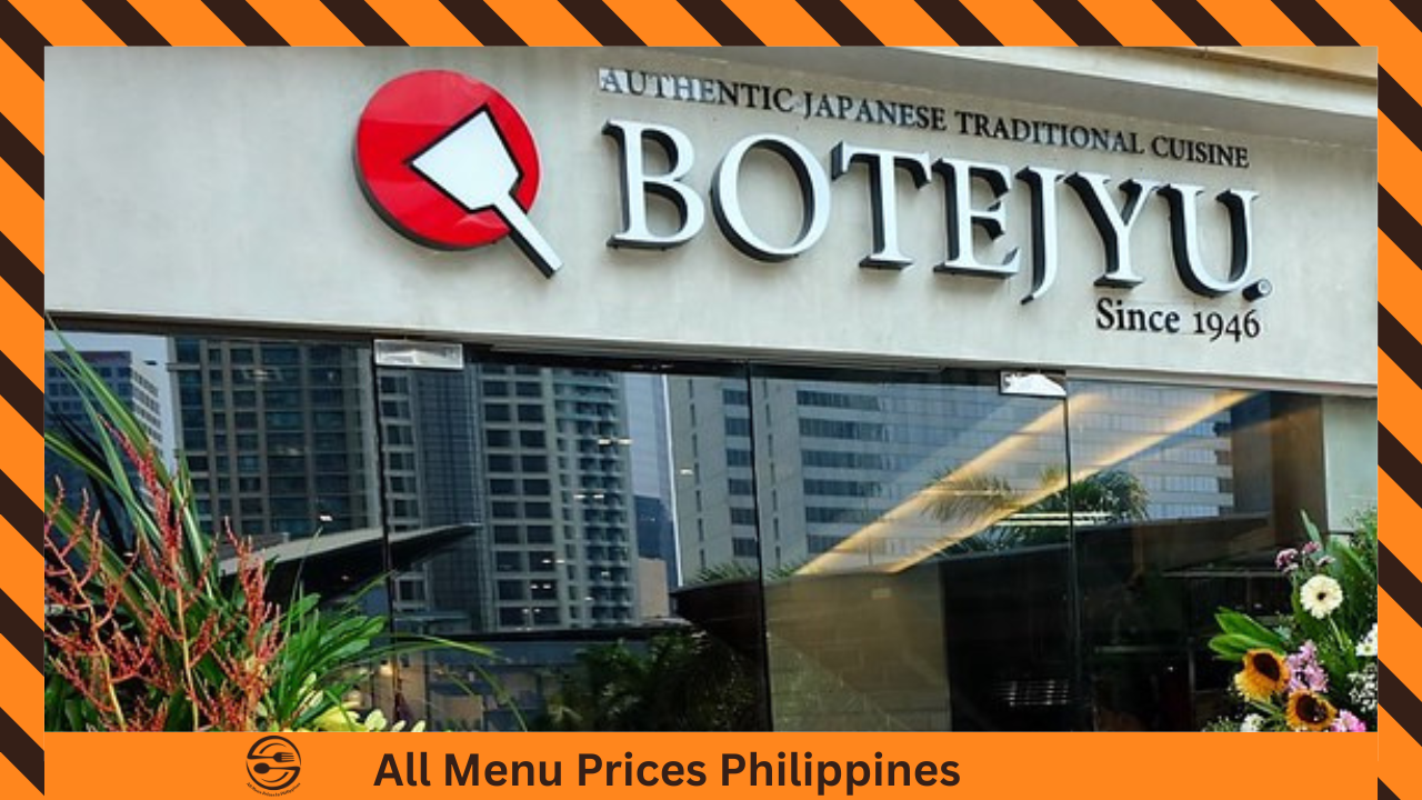 Botejyu Menu Prices In The Philippines 