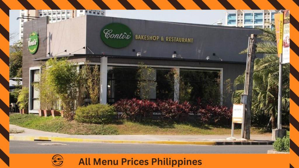 Contis Restaurant Menu Prices In The Philippines
