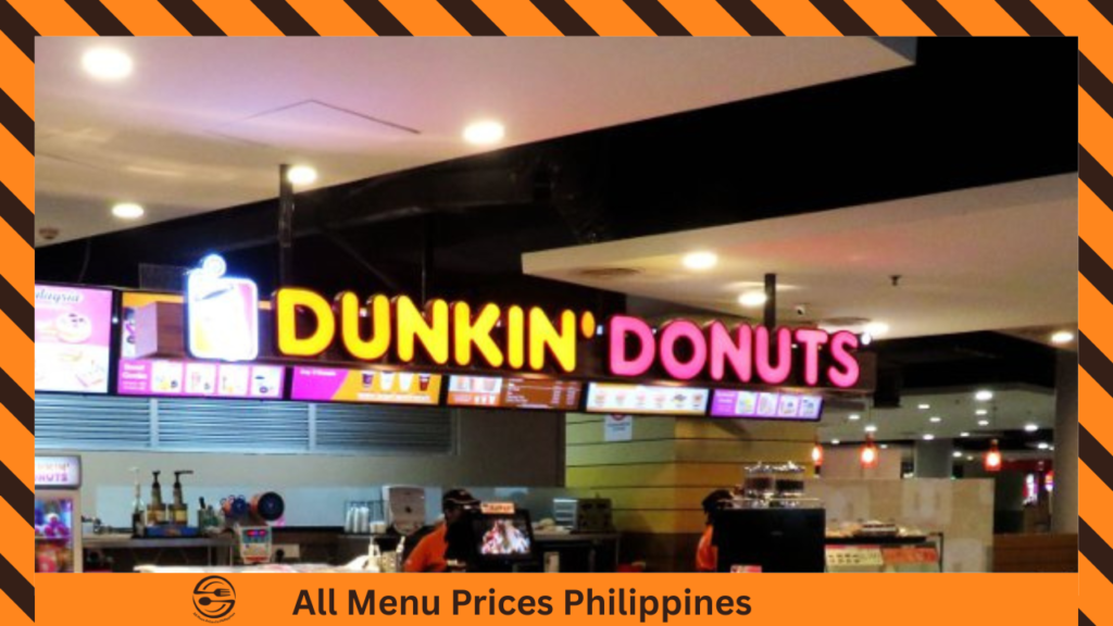 Dunkin’ Donuts Menu Prices In The Philippines 8 Dunkin' Donuts Menu With Prices in Philippines
