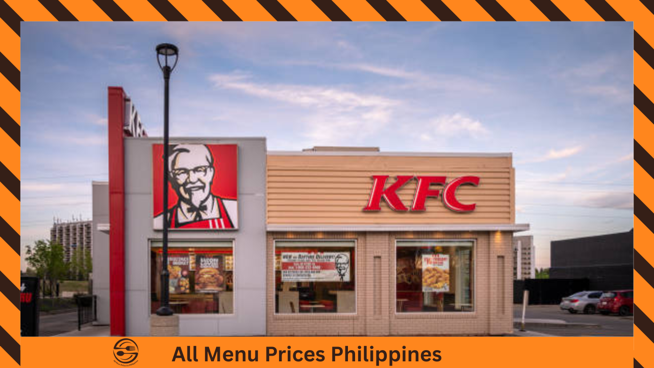 KFC Menu With Prices in Philippines