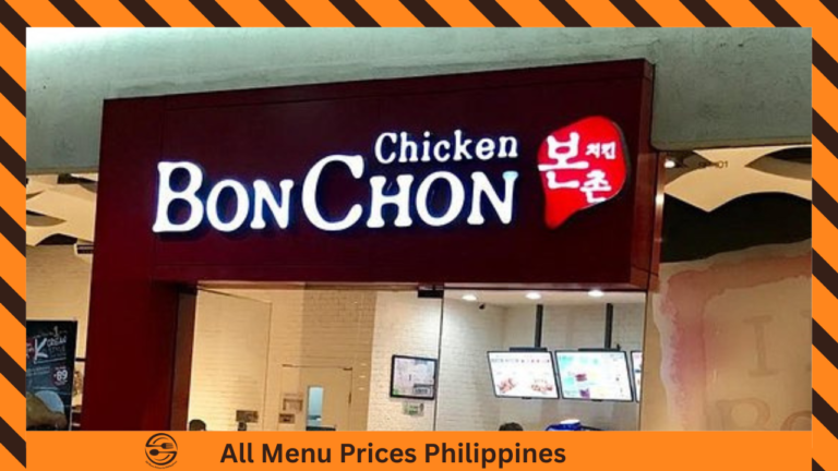 Bonchon Menu Prices In The Philippines 